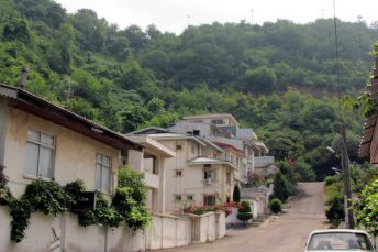 Lahijan with green and flower-filled houses