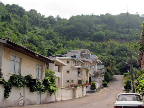 Lahijan with green and flower-filled houses
