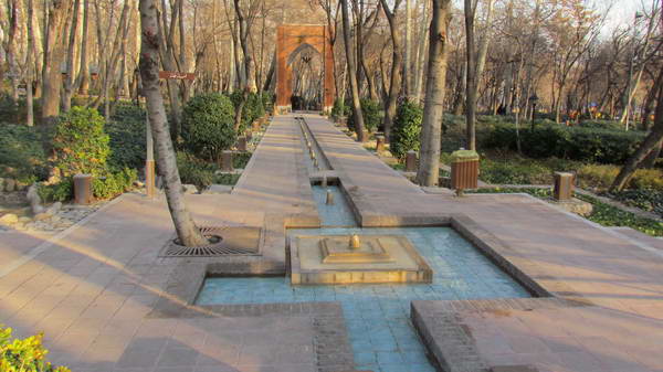 Persian garden in Deh Vanak, Tehran