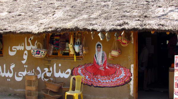 A Handicraft hut on the Green Roof of Lahijan