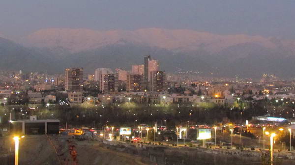 The view of Tehran, arond the Milad Tower