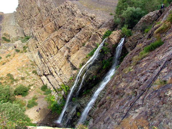 The tween waterfalls, beside the Shirpala shelter