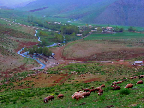The view of Sardab Bala village