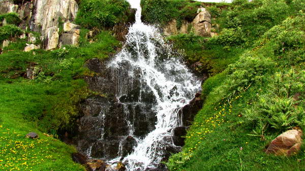 A waterfall near the Domcheh region