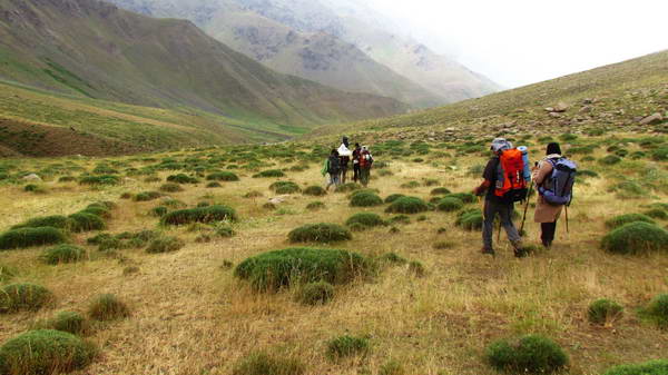 Navigation from Parachan (Taleghan) to Sehezar valley