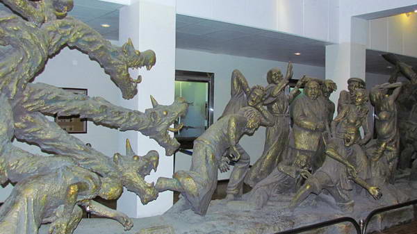 Metal statues made by Mr. Ahad Hosseini, The Museum of Azerbaijan