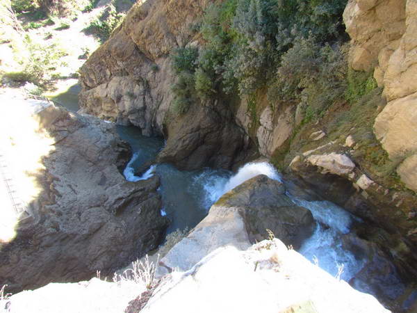 Shalmash waterfall in the south of Sardasht