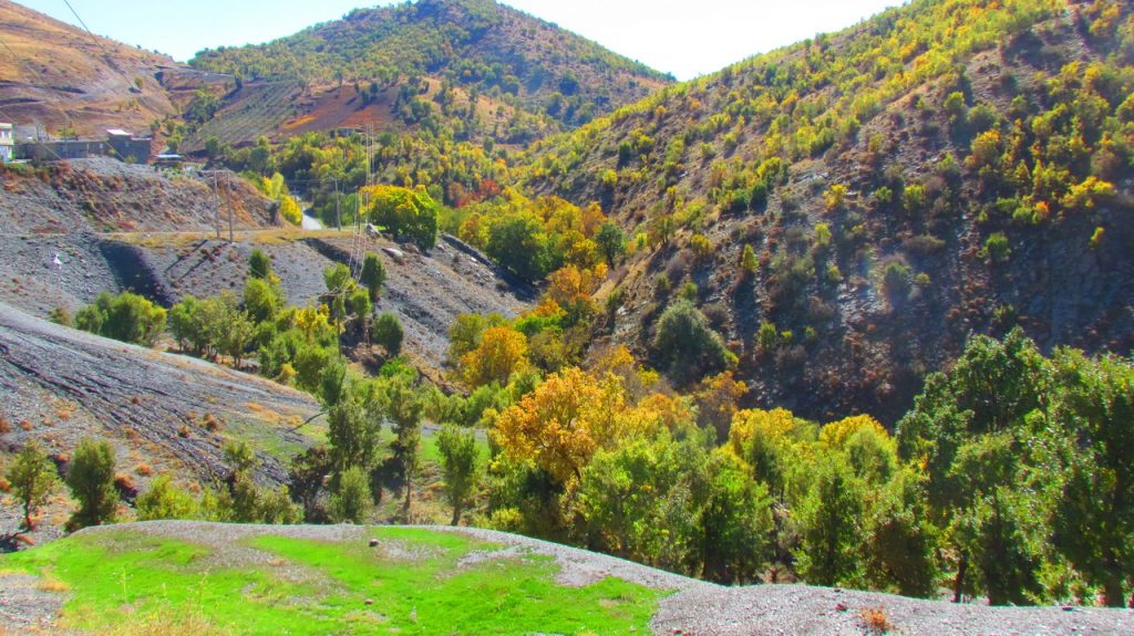 The nature and villages in west of Sardasht