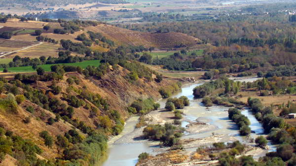 Zab River in the West Azerbaijan